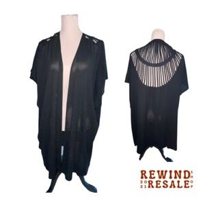 Black Rainn women’s plus short sleeve Shaw Sz 0X/1X